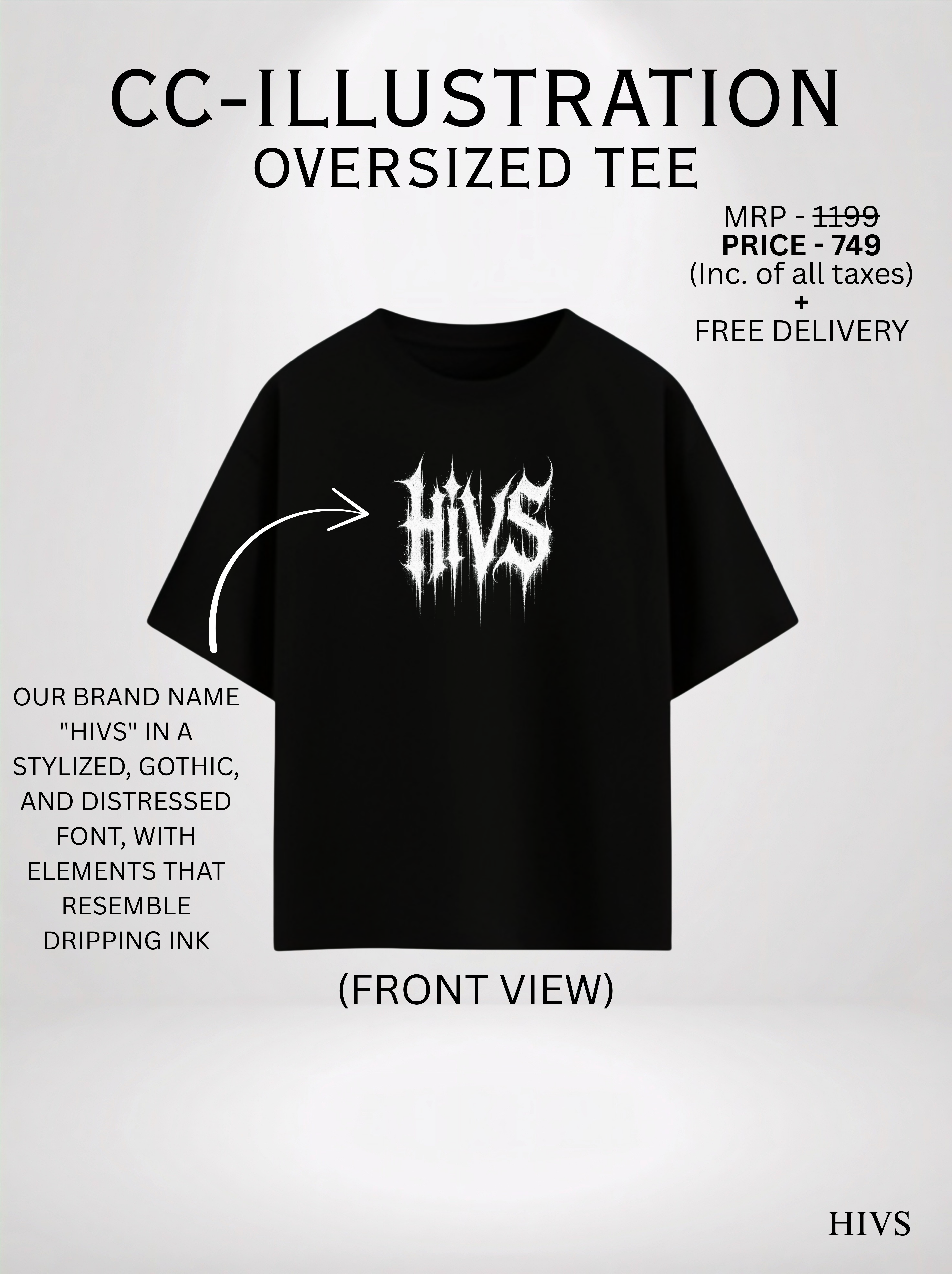 CC-ILLUSTRATION OVERSIZED TEE