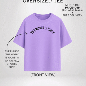 GIVE LOVE BACK OVERSIZED TEE