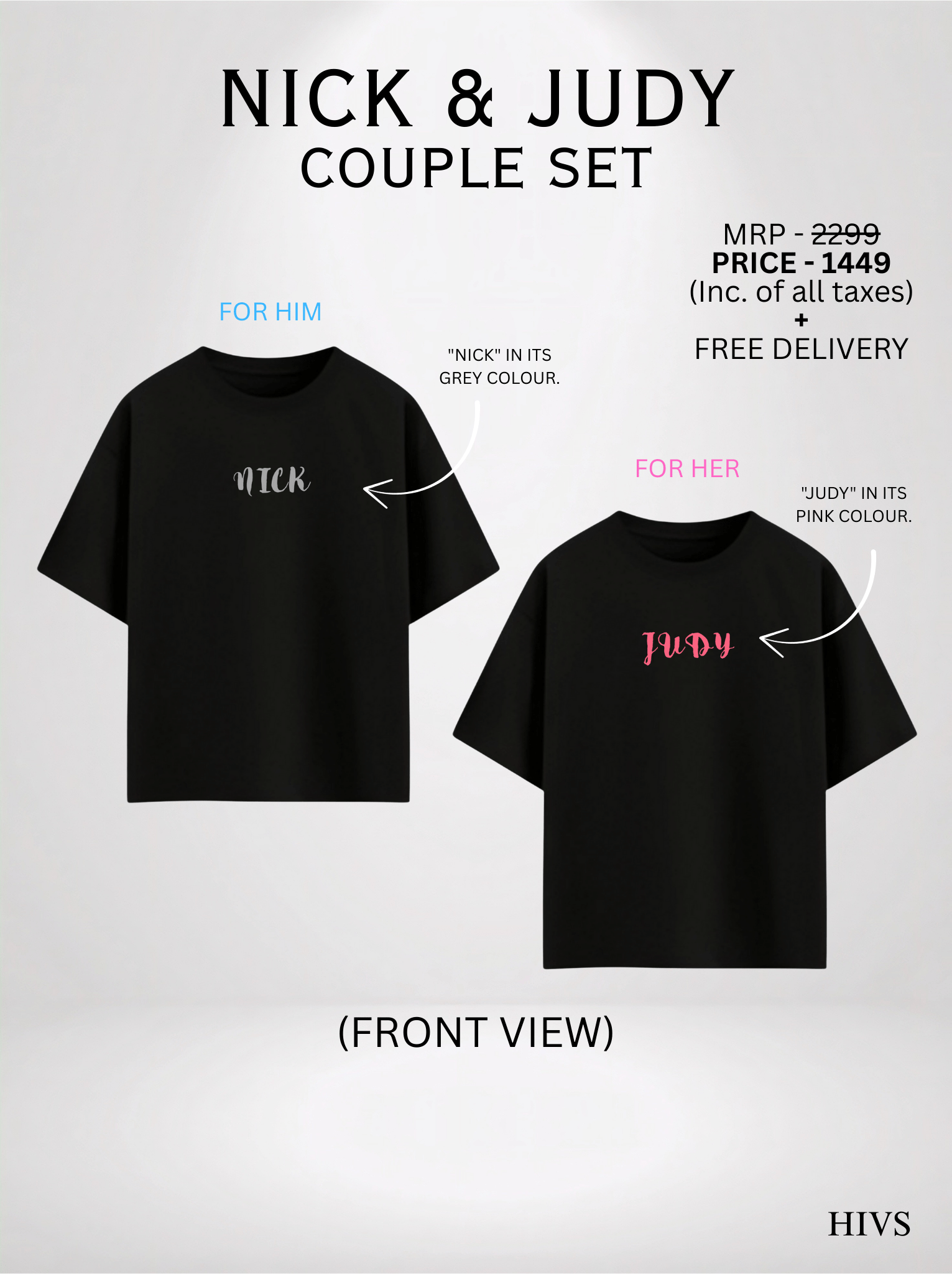 NICK AND JUDY COUPLE SET