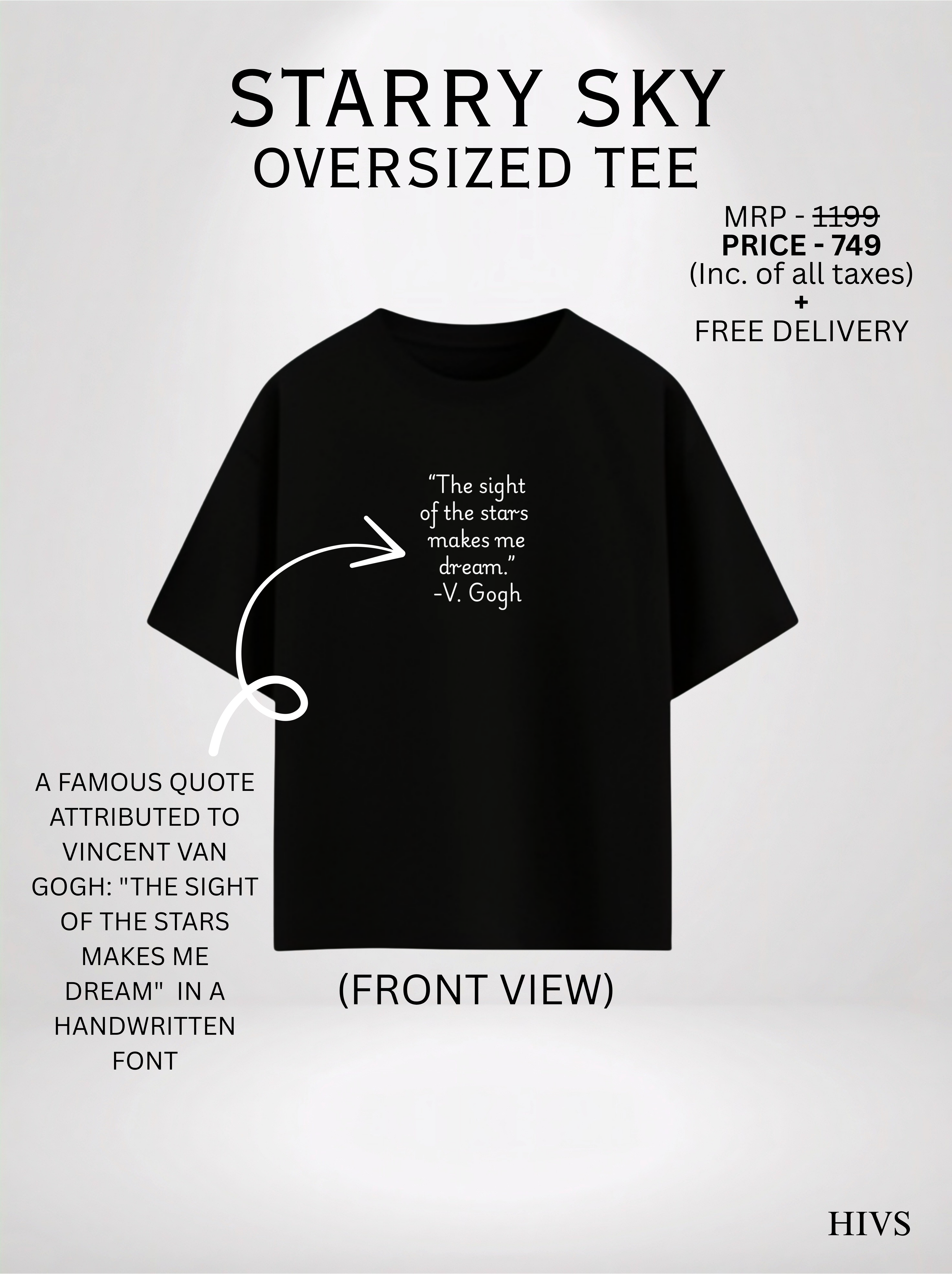 STARRY SKY OVERSIZED TEE